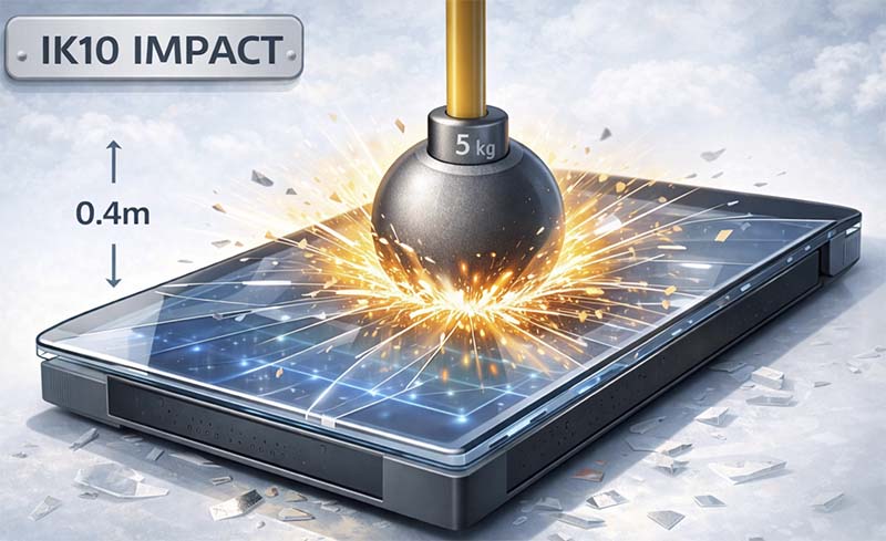IK10 vs IK09 Displays: Designing Impact-Resistant Industrial Touch ...